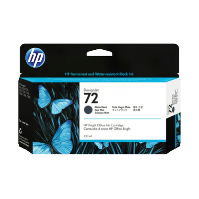 HP 72 cartouche d'encre DesignJet noir mat 130 ml