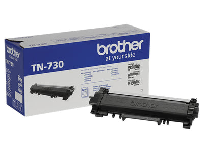 Brother TN730 Black Toner Cartridge - 1,200 Pages