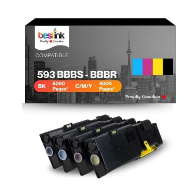 Toner magenta Dell C2660DN C2665DNF 4000 pages haute capacité RÉFÉRENCE V4TG6 SKU 593 BBBS
