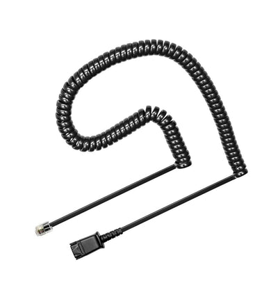 Câble adaptateur U10P-S compatible avec casques Plantronics QD