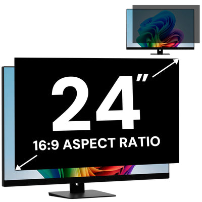 ViewSonic VSPF2380, ViewSonic 23.8IN Privacy Filter Screen Protector for Widescreen (16:9) LCD Monitor Lightweight ANTI-Glare and ANTI-Scratch