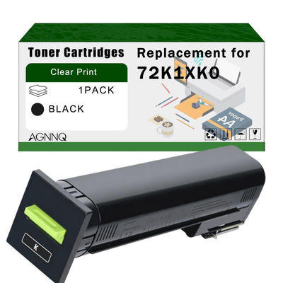 Compatible for Lexmark 72K1XK0 72K1XC0 72K1XM0 72K1XY0 Toner Cartridge