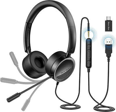 Casque stéréo USB-C H570E de Logitech, Teams