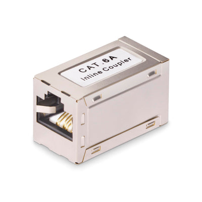 StarTech Coupleur RJ45 blindé, Coupleur CAT6A en ligne, Femelle à Femelle (F/F) T568B, Extension de câble Ethernet blindée