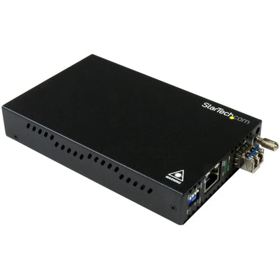 Startech.Com Gigabit Ethernet Copper-to-Fiber Media Converter-SM LC-10