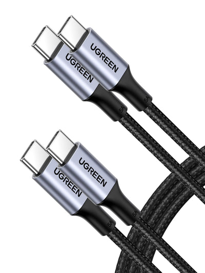 Câble UGREEN USB C vers C 100 W (2 x 1,8 m), Cordon de Charge Rapide Type C PD