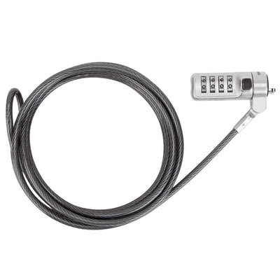 Targus DEFCON Trapezoid Serialized Combo Cable Lock for Laptop Compute