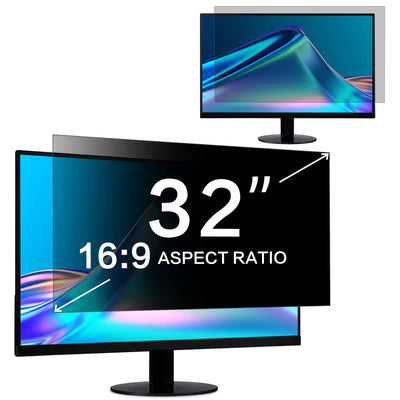 Filtre de confidentialité pour écran d'ordinateur 32 pouces pour moniteur large 16:9 27.