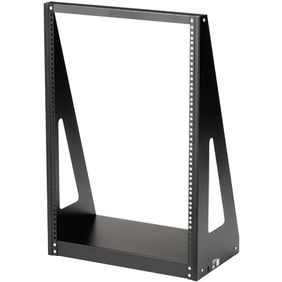 StarTech 16U 2-Post Open Frame Desktop Server Rack, 19in Compact Space