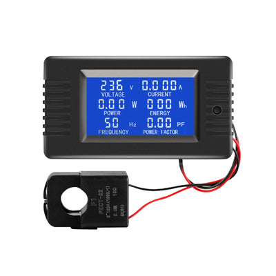 AC Current Voltage Amperage Power Energy Panel Meter LCD Digital Displ
