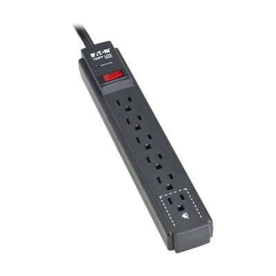 TRIPP LITE SERIES 6 OUTLET SURGE PROTECTOR 5-15R OUTLETS 600