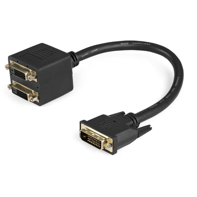 StarTech.com Câble Séparateur DVI 1pi - M / F - DVI-D vers 2x DVI-D Dual V