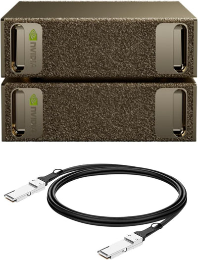 NVIDIA DGX Spark™ 2 Pack with Cable Bundle - Personal AI Desktop Super