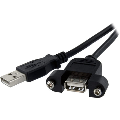 StarTech.com Câble USB de panneau A à A F/M de 0,9 m - Câble USB à montage sur panneau E