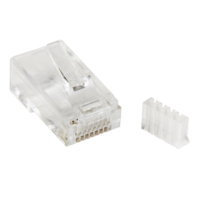 StarTech.com CRJ45C6SOL50 Fiches modulaires RJ45 Cat 6 pour fil monobrin, 50 pièces