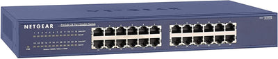 NETGEAR 24-Port Gigabit Ethernet Unmanaged Switch (JGS524) - Desktop/R