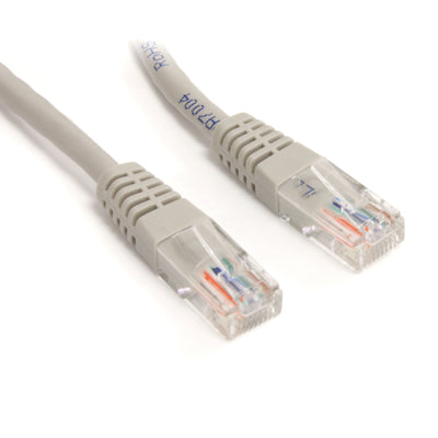 StarTech.com Câble Patch Cat5e 35 pi avec Connecteurs RJ45 Moulés - Gris
