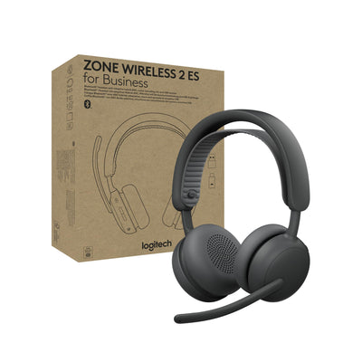 Logitech Zone Wireless 2 ES for Business - Noise-Canceling Wireless He