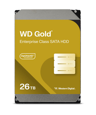 Western Digital 26TB WD Gold Enterprise Class SATA Internal Hard Drive