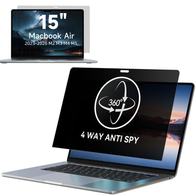 IPROKKO Écran de confidentialité 360° MacBook Air 15 pouces (2023-2026, M2 M3 M4 M