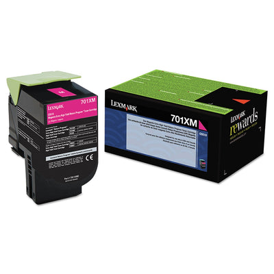 Lexmark 70C1XM0 701XM - Cartouche de toner - Très haute capacité - Magenta 1