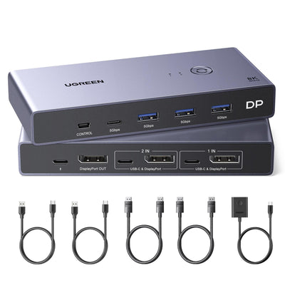 Commutateur KVM DisplayPort 4 ports 4K 60 Hz conforme TAA