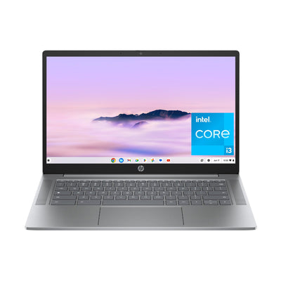 HP Chromebook Plus14 inch Laptop, Intel Core i3-N305, 8GB RAM, 128GB U