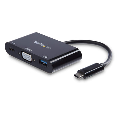 Adaptateur multiport StarTech.com USB-C VGA - Port USB-A - avec livraison d'énergie
