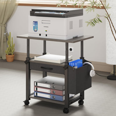 ADJUSTABLE PRINTER STAND FOR