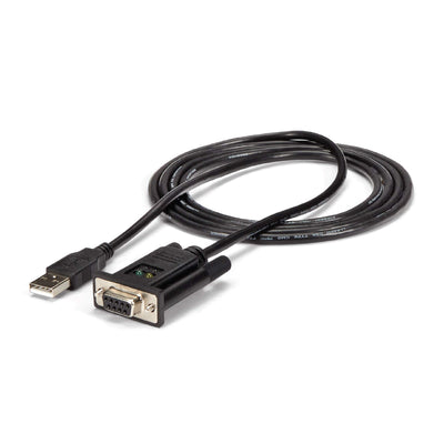 StarTech.com Adaptateur USB vers série – Null Modem – Puce FTDI USB UART –