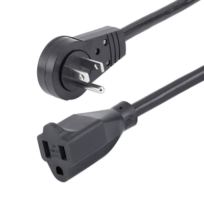 StarTech.com Rallonge d'alimentation de 1,8 m (6 pi) - Fiche plate rotative à 360°