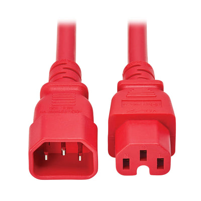 CORDON D'ALIMENTATION C14 TOC15-HEAVY-DUTY 15A 250V 14AWG 10FT. 3,1M ROUGE