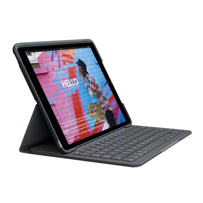 Logitech iPad (7th,8th and 9th Generation) Keyboard Case | Slim Folio