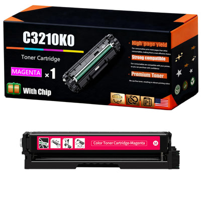 C3210K0 C3210C0 C3210M0 C3210Y0 Cartouche de toner compatible pour Lexmark