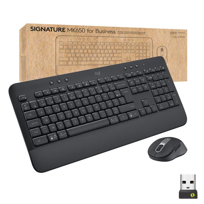 Logitech Signature MK650 for Business, Souris et Clavier sans fil, Log