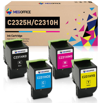 Compatible Toner Cartridge for Lexmark C231H C2325H 3,000 Pages C231HK