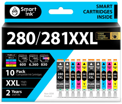 Smart Ink Compatible Ink Cartridge Replacement for Canon 280 281 PGI-2