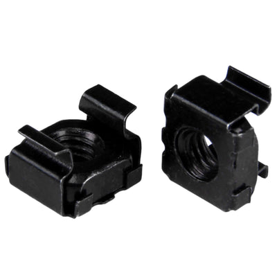 StarTech 100-Pack M6 Square Hole Cage Nuts and Installation Tool for 1
