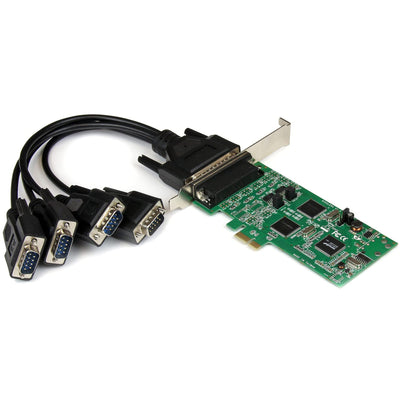 StarTech.com 4 Port PCI Express Dual Profile PCIe Serial Card Adapter