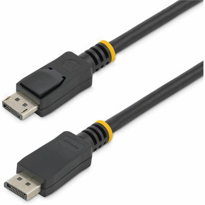 StarTech Câble DisplayPort 1.2 certifié 2M avec loquets M/M - DisplayPort 4K avec support HBR2 - Câble DP haute résolution - Câble DP vers DP