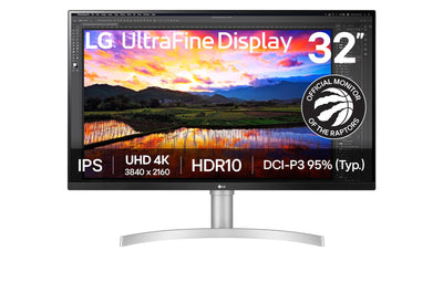 LG UHD IPS Monitor 32” UHD (3840 x 2160) Display, DCI-P3 95% Color Gam