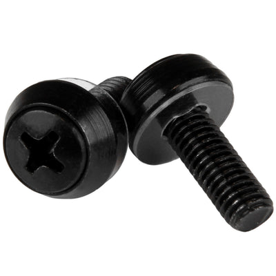 Vis de montage M6 StarTech.com de 12 mm pour bâti et armoire de serveur, 50 vis
