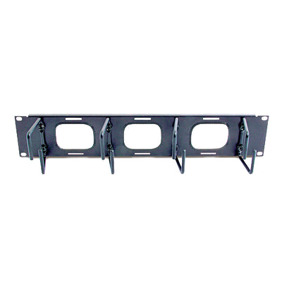 APC Horizontal Cable Organizer 2U with pass-through holes