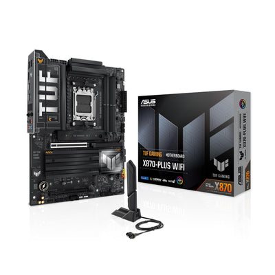 ASUS TUF Gaming X870-PLUS WiFi AMD AM5 X870 ATX Motherboard, 16+2+1, 8