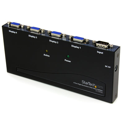 StarTech.com Répartiteur vidéo VGA 4 ports - 300 MHz - Répartiteur VGA - 4 ports