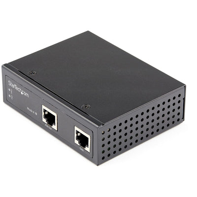 StarTech.com Industrial Gigabit Ethernet PoE Injector - 30W 802.3at Po