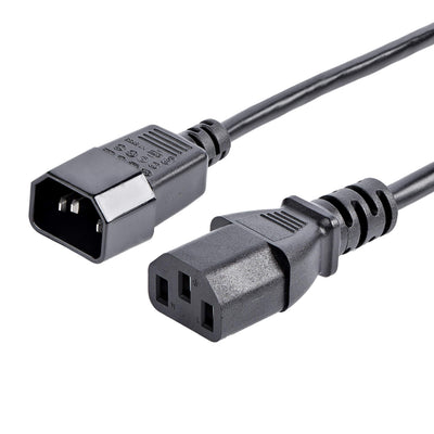 StarTech.com Rallonge d'alimentation de 1,8 m, C14 vers C13, 10 A 125 V, 18 AWG