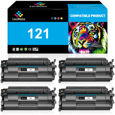 LeciRoba 121 Black Compatible Toner Cartridge Replacement for Canon 12