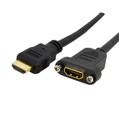 StarTech.com Adaptateur HDMI femelle vers mâle 3 pi (0,9 m) - Montage - HD