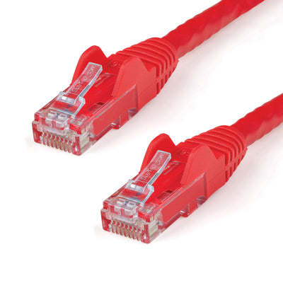 Câble Ethernet CAT6 StarTech 30ft - Fil Ethernet Gigabit CAT 6 rouge -2